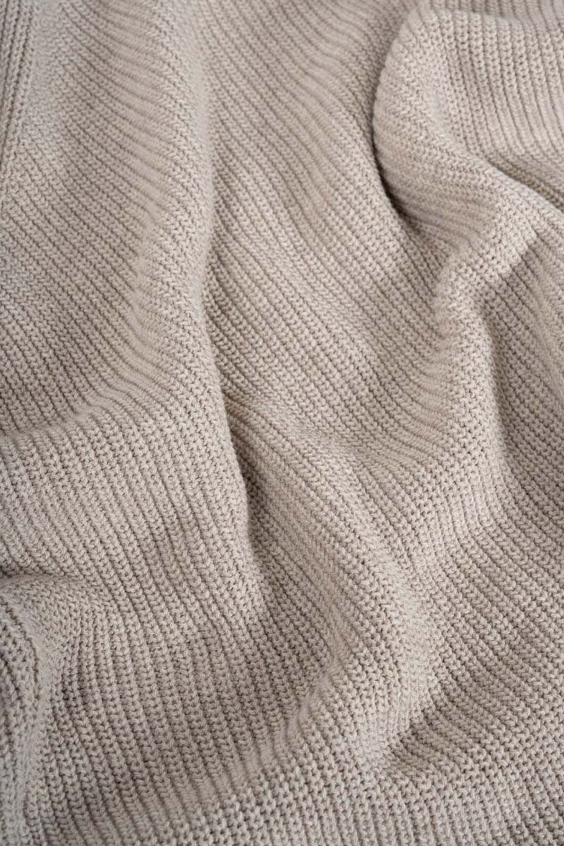 Maglia Donna Cotone Rigenerato Fanny Beige