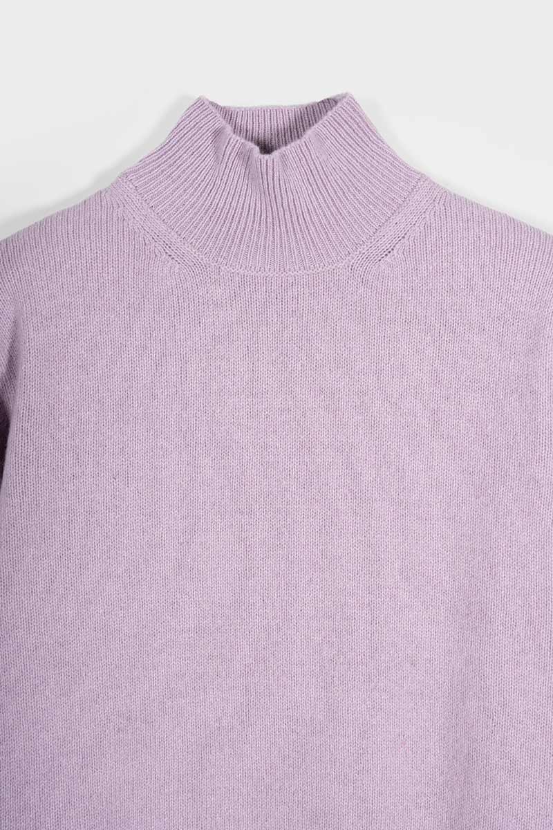 Maglia Collo Alto Cashmere Donna Ada - Rifò moda circolare made in Italy
Lilla Lavanda