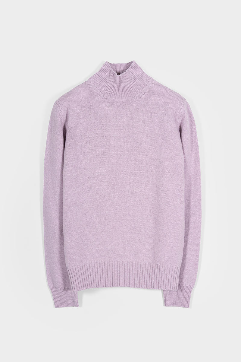 Maglia Collo Alto Cashmere Donna Ada - Rifò moda circolare made in Italy
Lilla Lavanda