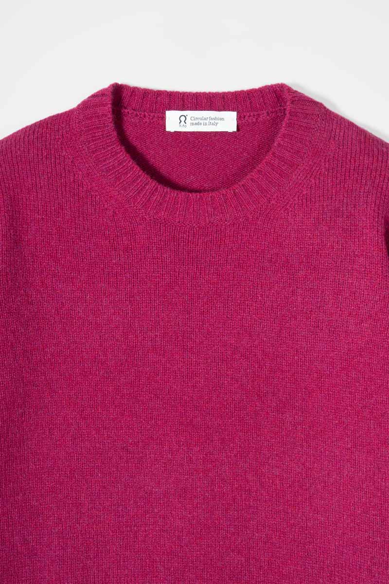 Maglia Donna Lana Rigenerata Laura - Rifò Lab Moda circolare made in Italy
Rosa Ciclamino