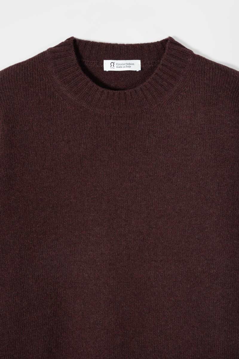 Maglia Uomo Lana Rigenerata Ferruccio - Rifò Lab Moda circolare made in Italy
Marrone Caffé