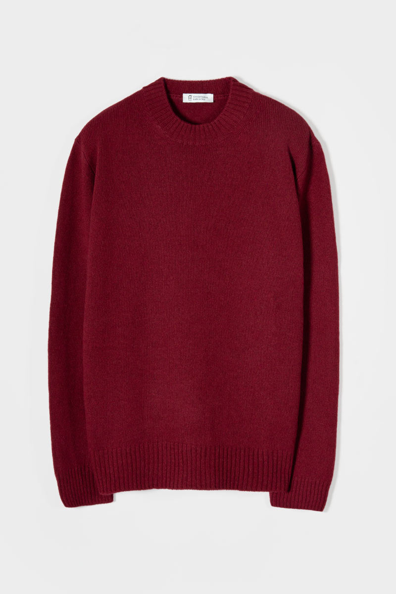 Maglia Uomo Lana Rigenerata Ferruccio - Rifò Lab Moda circolare made in Italy
Rosso Vinaccia