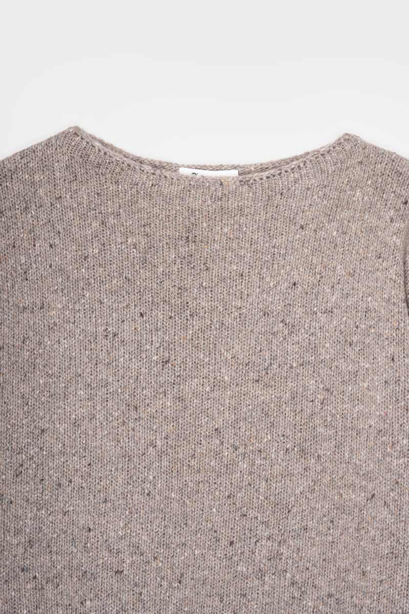 Maglia Donna Cashmere Rigenerato Eloisa Beige