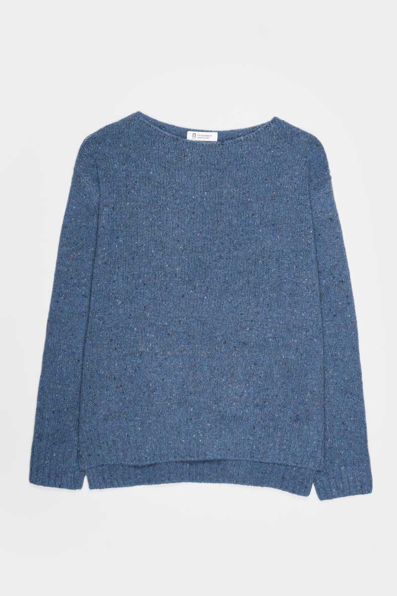 Maglia Donna Cashmere Rigenerato Eloisa Blu