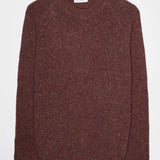 Maglia Girocollo Unisex Cashmere Rigenerato Alfredo Arancio Corten