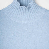 Maglia Donna Cashmere Rigenerato Erminia Azzurro