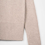 Beige Sabbia | Maglia Donna Cashmere Rigenerato Erminia