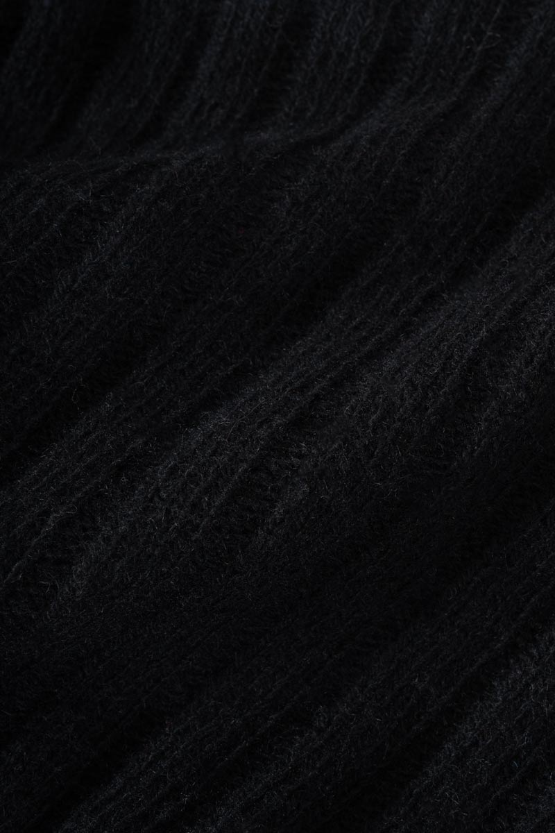 Maglia Donna Cashmere Rigenerato Luce Nero
