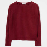 Maglia Scollo a Barca Donna Cashmere Rigenerato Luce - Rifò Lab Moda circolare made in Italy