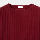 Maglia Scollo a Barca Donna Cashmere Rigenerato Luce - Rifò Lab Moda circolare made in Italy