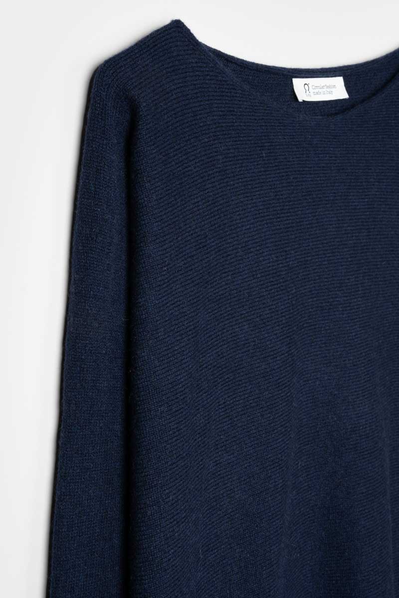 Blu Mora | Maglia Donna Cashmere Rigenerato Silvia