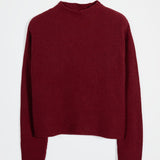 Maglia Donna Cashmere Rigenerato Melissa Rosso - Rifò Lab Moda circolare made in Italy