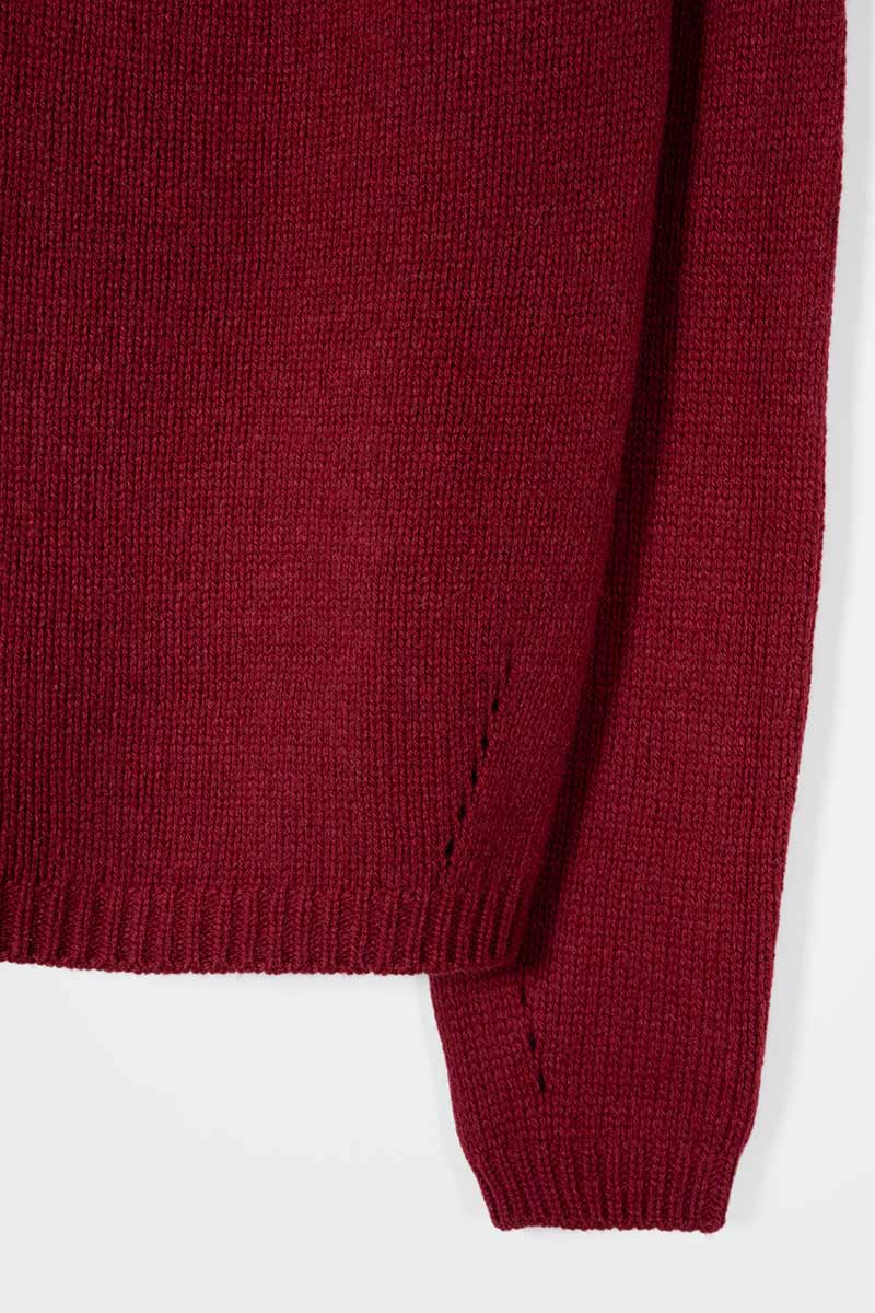 Maglia Donna Lana Corinna Maglione con Trecce Lana Rigenerata - Rifò Lab Moda circolare made in Italy