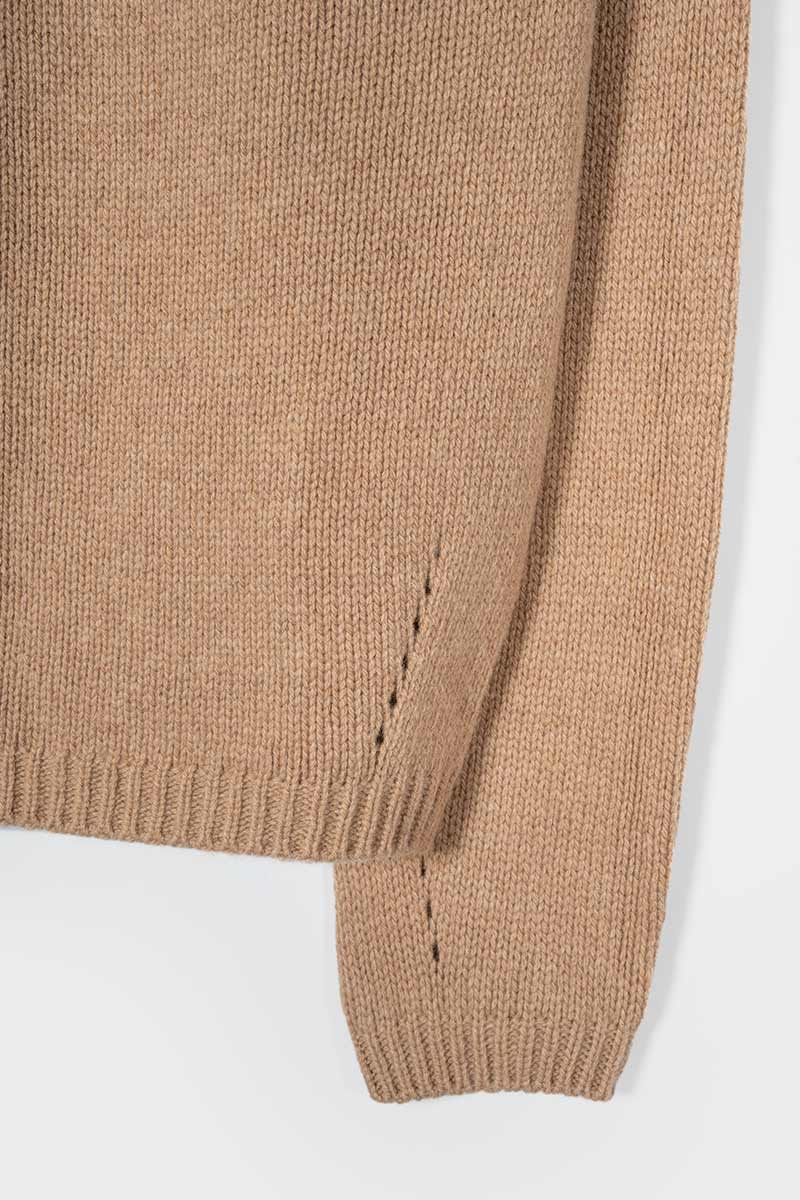 Maglia Donna Lana Corinna Maglione con Trecce Lana Rigenerata - Rifò Lab Moda circolare made in Italy