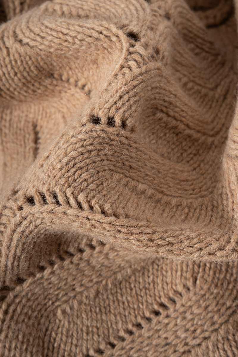 Maglia Donna Lana Corinna Maglione con Trecce Lana Rigenerata - Rifò Lab Moda circolare made in Italy