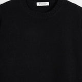 Nero Ardesia | Maglione uomo paricollo cashmere rigenerato