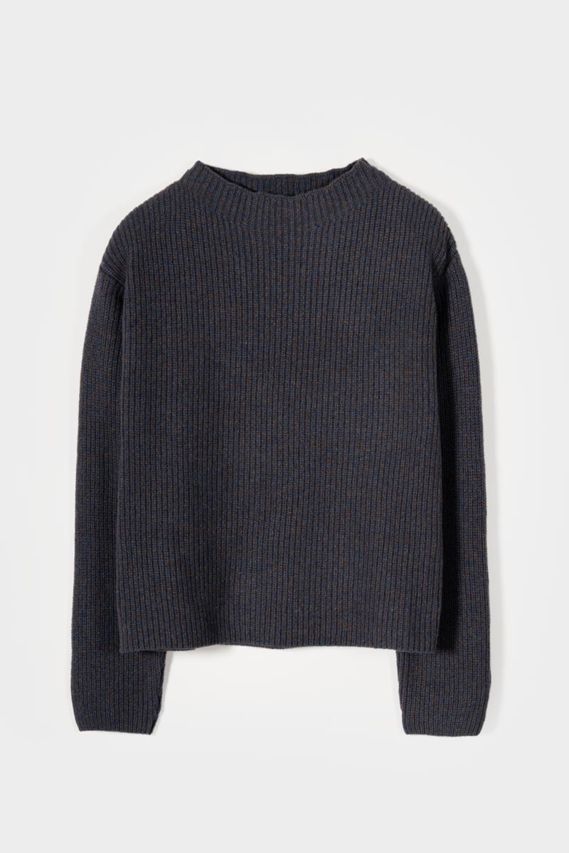 Maglia Donna Cashmere Rigenerato Melissa  - Rifò Lab Moda circolare made in Italy
Blu Violato