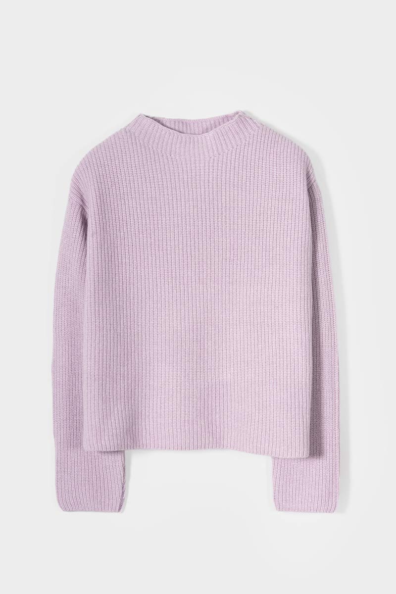 Maglia Donna Cashmere Rigenerato Melissa  - Rifò Lab Moda circolare made in Italy
Lilla Lavanda