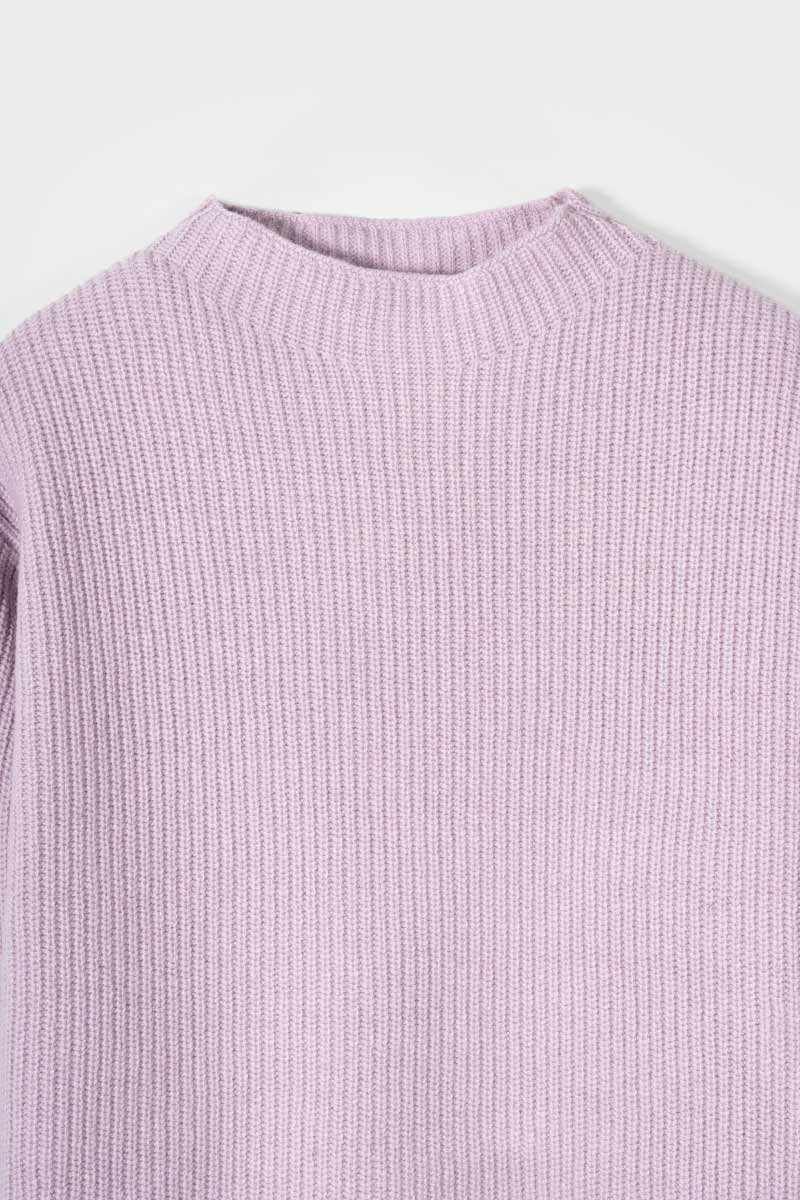 Maglia Donna Cashmere Rigenerato Melissa  - Rifò Lab Moda circolare made in Italy
Lilla Lavanda