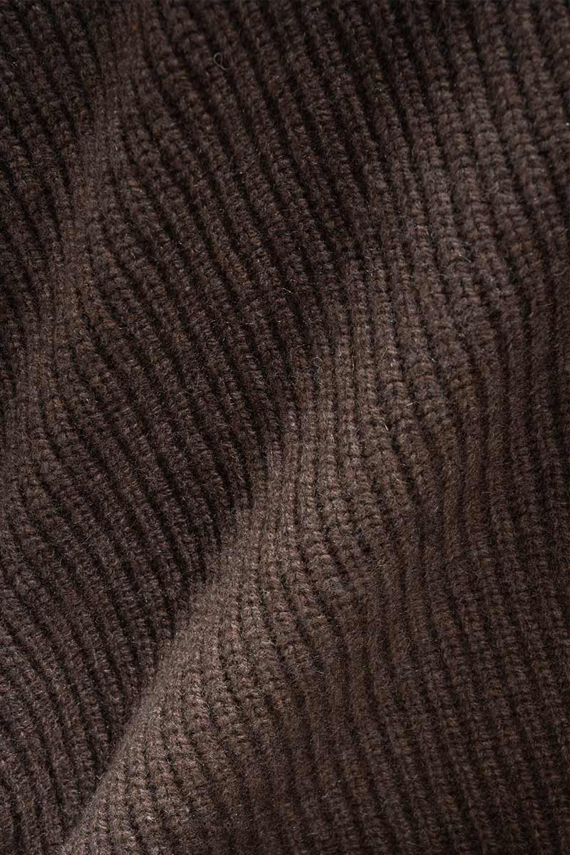 Maglia Donna Cashmere Rigenerato Melissa  - Rifò Lab Moda circolare made in Italy
Marrone Corteccia