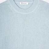 Maglia Donna Cashmere Rigenerato Edda Azzurro