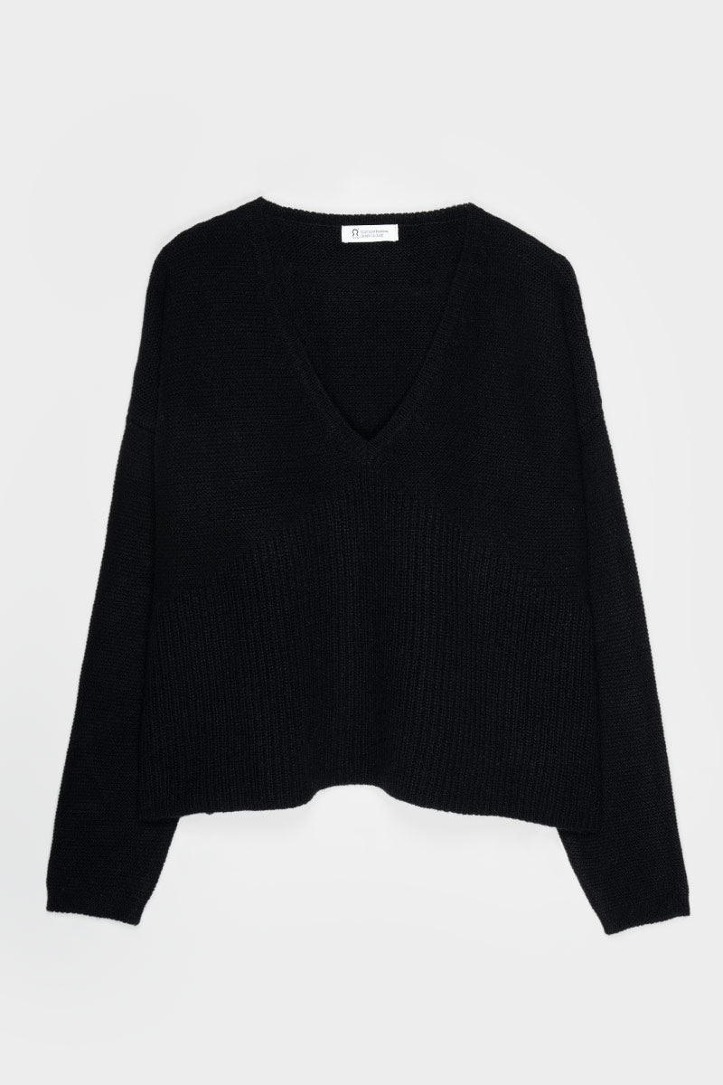 Zuiki Maglia Collo Alto Nero Zuiki Maglione Collo Alto Maglia A