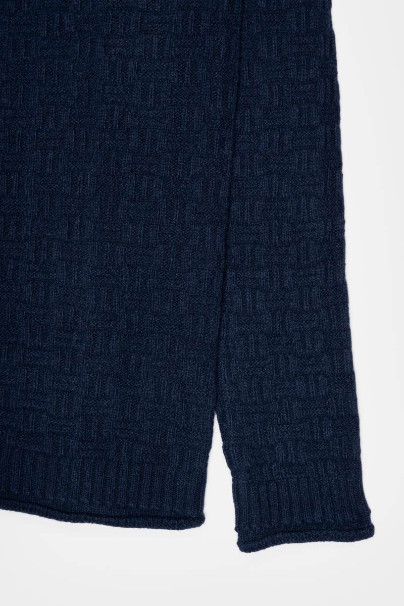 Maglia Uomo Cashmere Rigenerato Fernando Blu