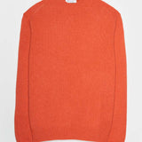 Maglia Collo Alto Uomo Cashmere Rigenerato Clemente Arancio