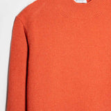 Maglia Collo Alto Uomo Cashmere Rigenerato Clemente Arancio