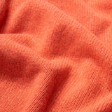 Maglia Collo Alto Uomo Cashmere Rigenerato Clemente Arancio