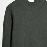 Maglia Collo Alto Uomo Cashmere Rigenerato Clemente Verde