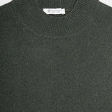 Maglia Collo Alto Uomo Cashmere Rigenerato Clemente Verde