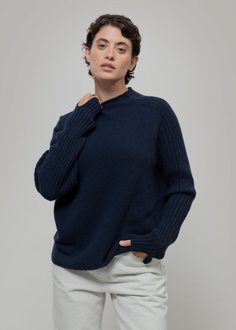 Maglia Lupetto Donna Cashmere Rigenerato Loretta - Rifò Lab Moda circolare made in Italy