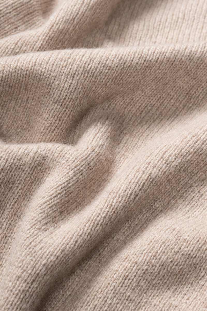 Maglia Donna Cashmere Rigenerato Ada Beige Sabbia