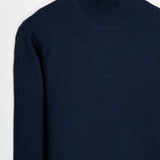 Blu Mora | Maglia collo alto cashmere rigenerato