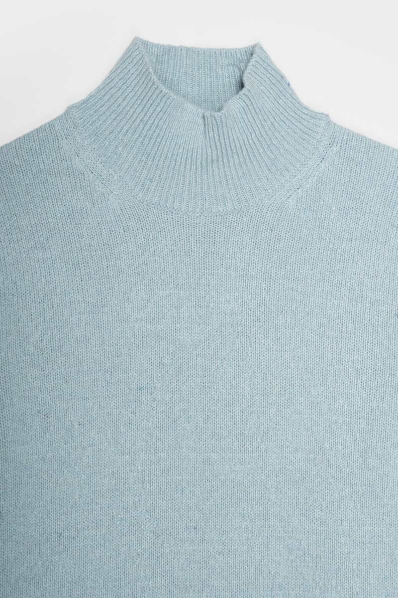 Maglia Donna Cashmere Rigenerato Ada Azzurro