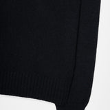 Nero Ardesia | Maglia collo alto cashmere rigenerato