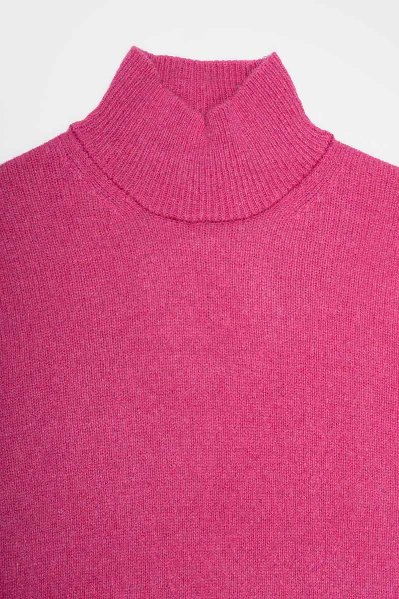 Maglia Donna Cashmere Rigenerato Ada Rosa 