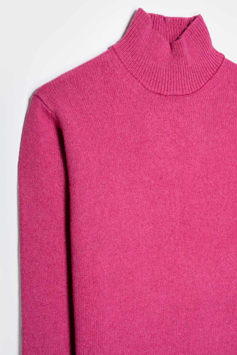 Maglia Donna Cashmere Rigenerato Ada Rosa 