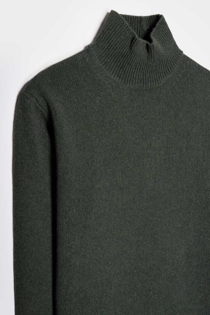 Maglia Donna Cashmere Rigenerato Ada Verde Muschio