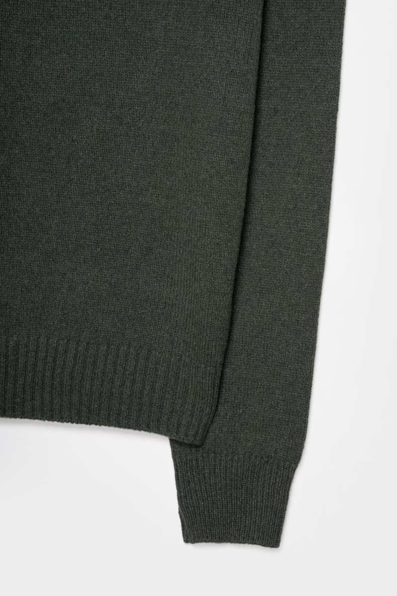 Maglia Donna Cashmere Rigenerato Ada Verde Muschio