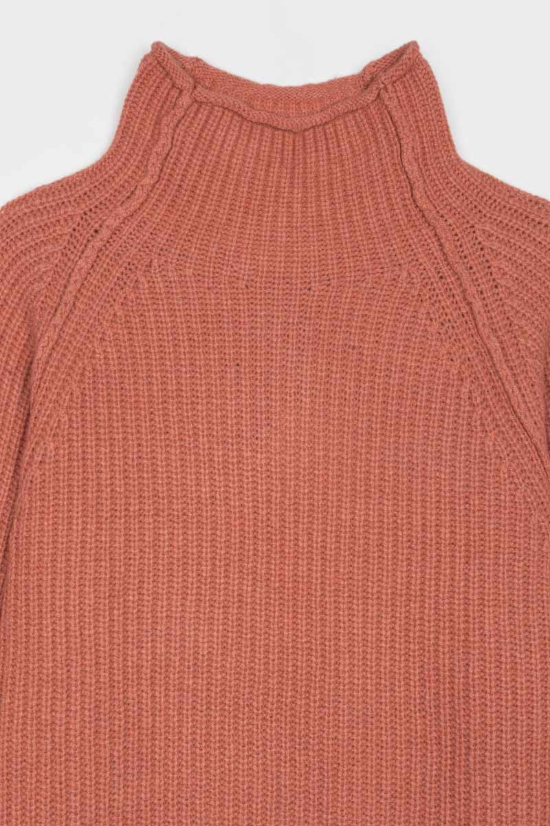 Maglia Uomo Cashmere Rigenerato Artemio Rosa Pompelmo