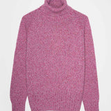 Maglia Collo Alto Donna Cashmere Rigenerato Susanna Dragon Fruit