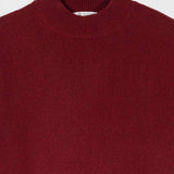 Maglia Collo Alto Uomo Cashmere Rigenerato Clemente Rosso - Rifò Lab Moda circolare made in Italy