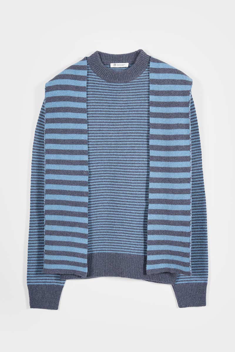 Maglia Cashmere Rigenerato con Sciarpa-Cintura Cate - Catheclisma x Rifò