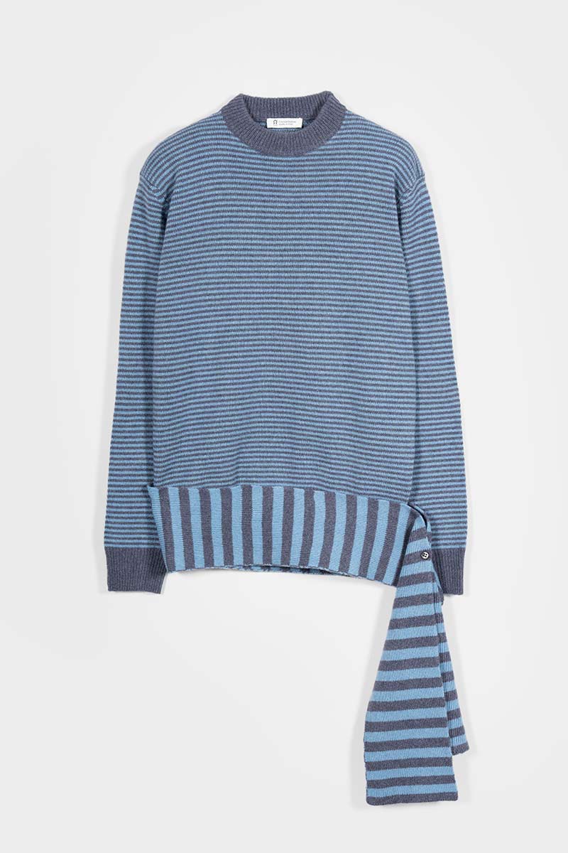 Maglia Cashmere Rigenerato con Sciarpa-Cintura Cate - Catheclisma x Rifò
