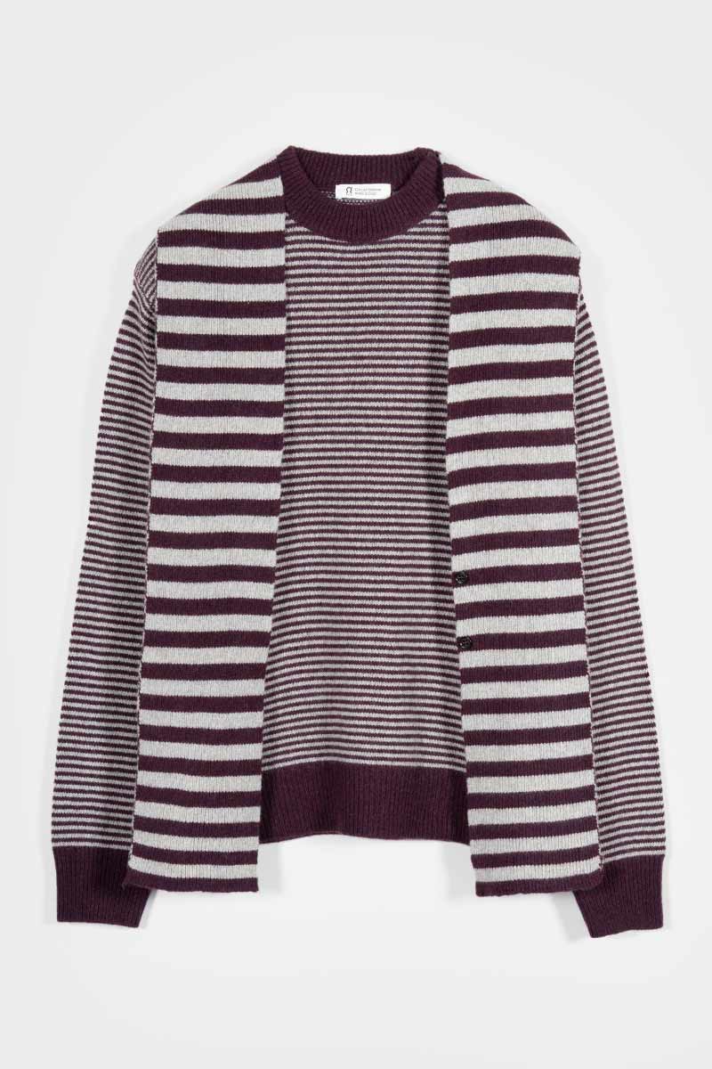 Maglia Cashmere Rigenerato con Sciarpa-Cintura Cate - Catheclisma x Rifò