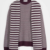 Maglia Cashmere Rigenerato con Sciarpa-Cintura Cate - Catheclisma x Rifò