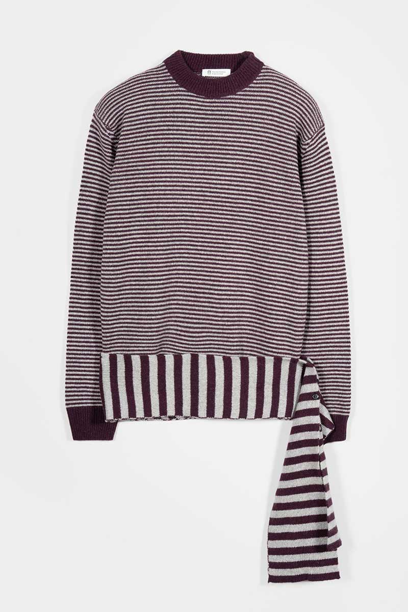 Maglia Cashmere Rigenerato con Sciarpa-Cintura Cate - Catheclisma x Rifò