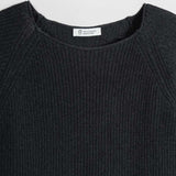 Maglia Uomo Cotone Rigenerato Francesco Grigio Nero